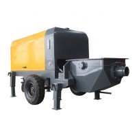 Diesel engine trailer concrete/cement mortar plastering pump