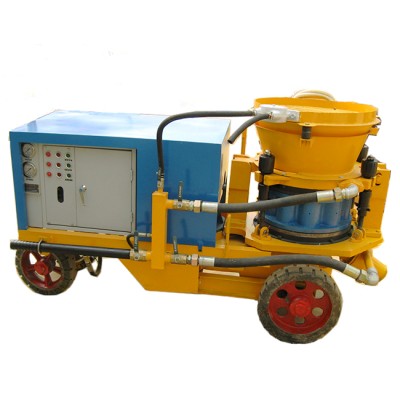 Refractory material wet-mix concrete shotcrete equipment