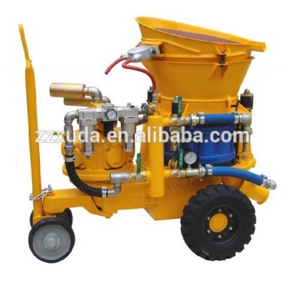 Dry-mix air motor gunite machine