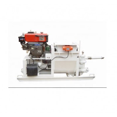 XZ50/40 Diesel Engine Single Piston 50L/min Cement Mortar Sprayer Exported to New Zealand